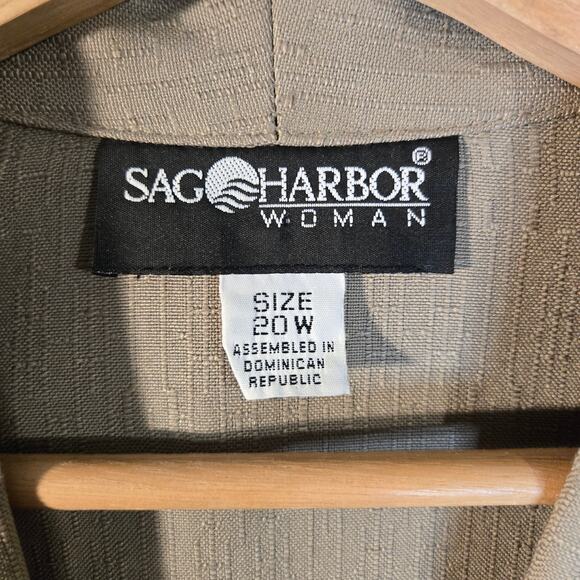 Sag Harbor 20W Premium Beige/Neutral Tailored Blazer [056] - Picture 8 of 11